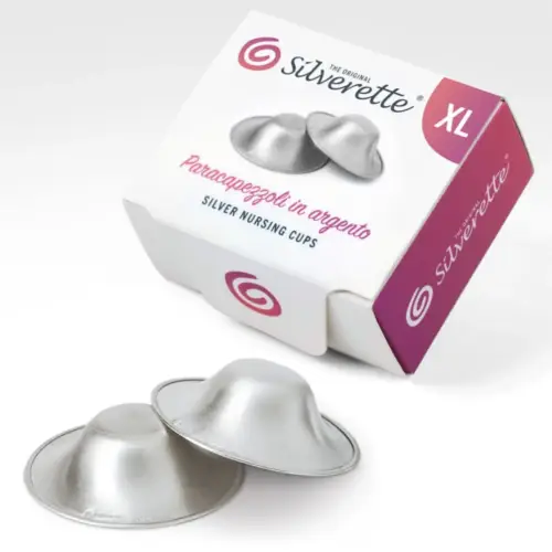SILVERETTE Silver Nursing Cups - XL